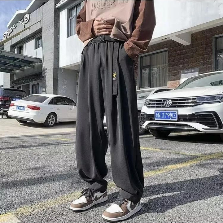 Men's Loose Straight Wide Leg Casual Track Pant